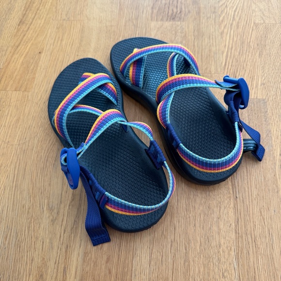 Chaco Z/Cloud 2 Multicolored Woven Strap Outdoor Sandals Size 6 - Picture 2 of 10
